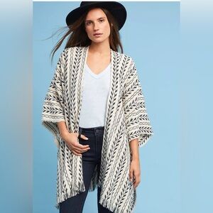 Anthropologie‎ Kaftan Do Everything in Love Iris Chevron Striped Kaftan One size